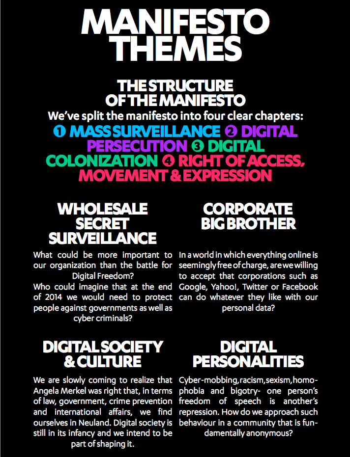 Digital Freedom Manifesto Nick Weisser