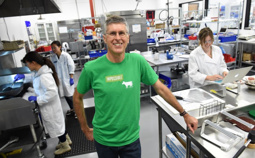 Pat Brown, founder and CEO of Impossible Foods